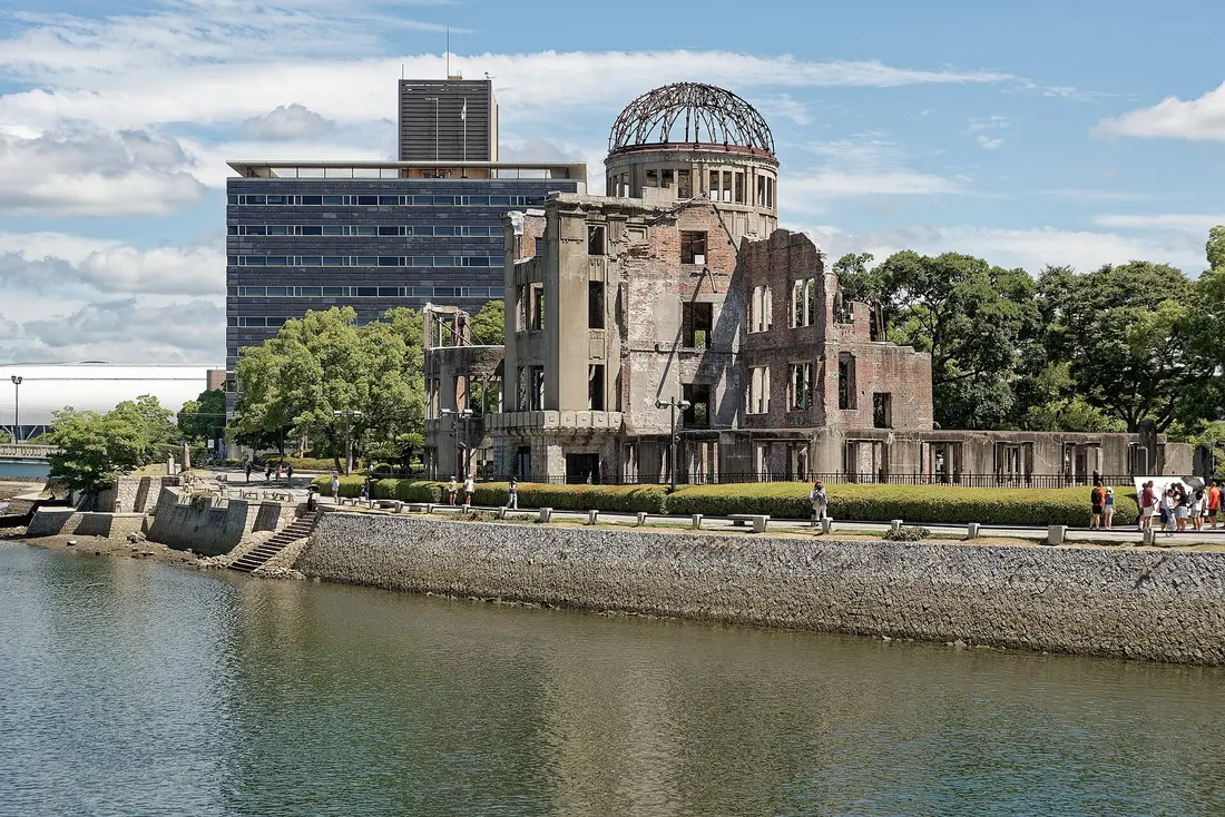 La Cúpula de la Bomba Atómica en el Parque de la Paz de Hiroshima